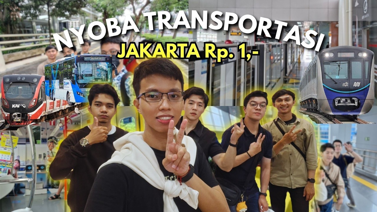 Jalan Bareng ke Jakarta Spesial Tahun Baru 2026 | Transportasi Umum Jakarta Rp. 1,-