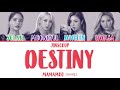 MAMAMOO 마마무 DESTINY Color Coded Lyrics Eng Rom Han