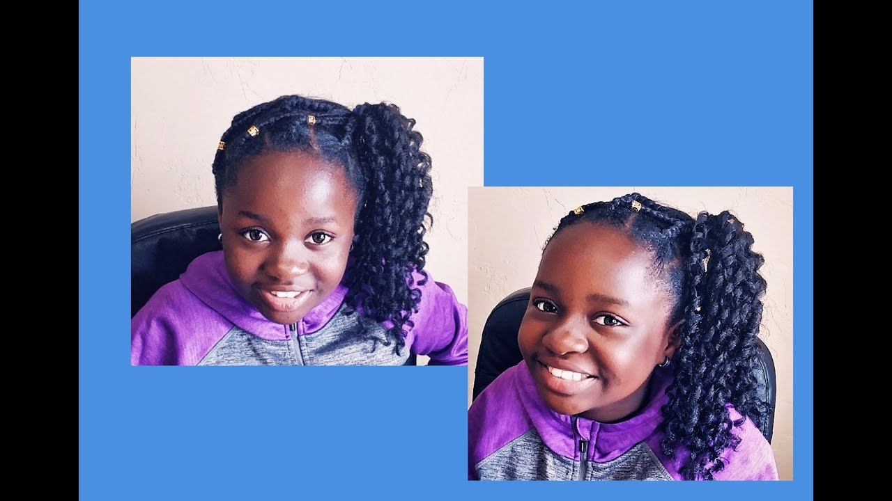 How To Use Straw Curls For Single Braids No Heat Straw Curls braids