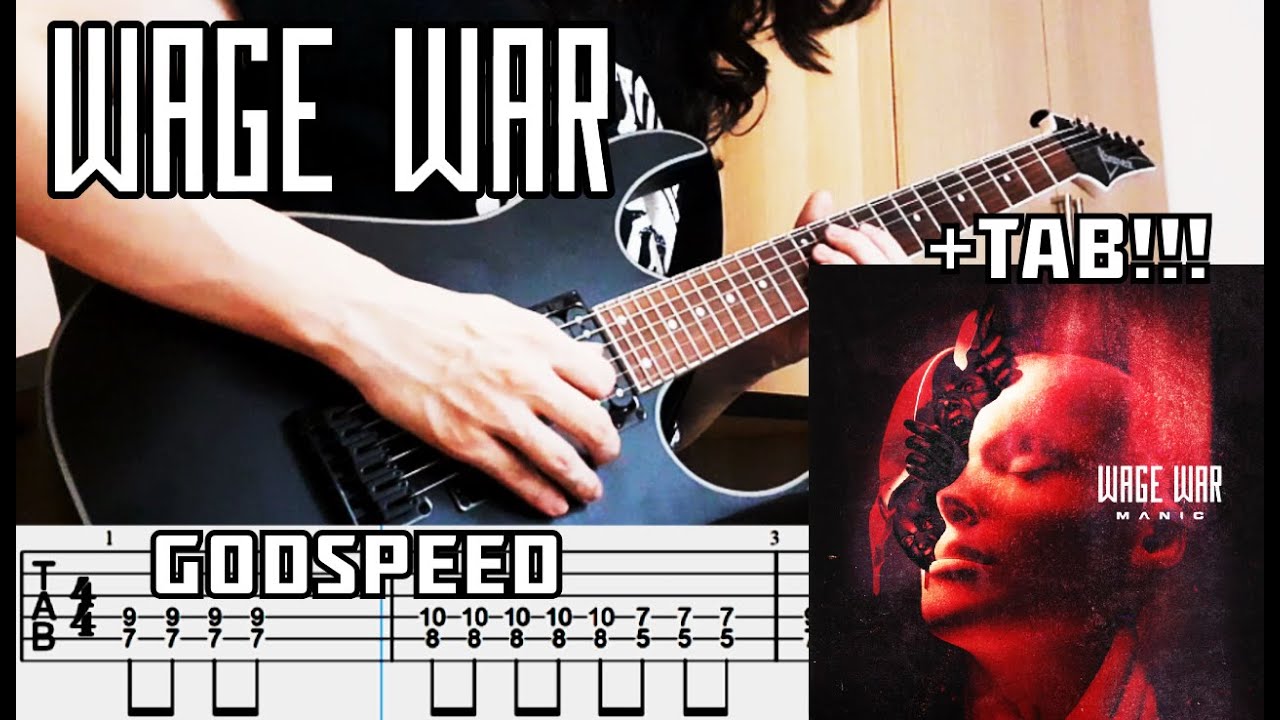 WAGE WAR - Godspeed (Guitar Cover + TAB Play Along)