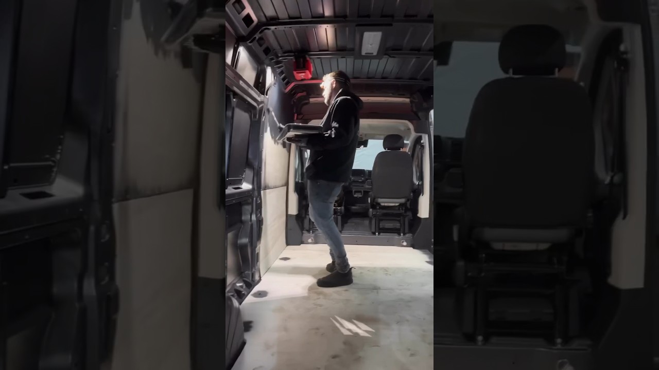 Before & After. Milwaukee Custom Plumbing Van Build Out. 