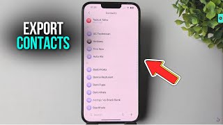 How to Export Contacts from iPhone without iCloud