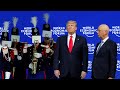 Hissing from Davos audience as founder introduces Trump