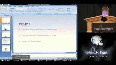 BlackHat 2011 - Physical Memory Forensic for Files and Cache