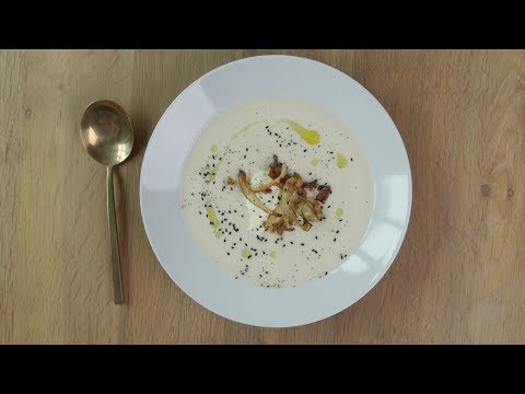 Cauliflower Cream Cheese Soup Recipe from The Flexible Vegetarian