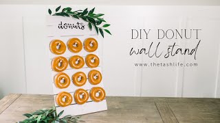 DIY Donut Wall Stand | Party Decoration Craft | Wedding Decor