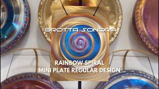 Grotta Sonora - Mini Plate Regular Design - Rainbow Spiral C 64,6 Hz -21