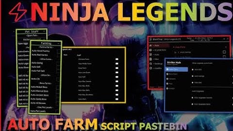 Ninja Legends OP SCRIPT PASTEBIN!! (IN DESCRIPTON) 2022