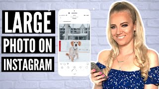 HOW TO POST LONG (LARGE) VERTICAL PHOTOS on Instagram 2020 (Android & iPhone) screenshot 1