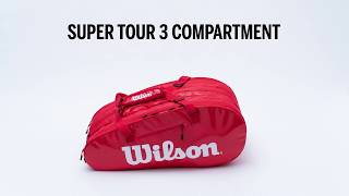 Wilson Super Tour 3 Comp - Dulustore