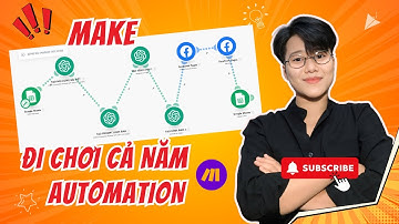 Đi Chơi Cả Năm Nhờ Quy Trình Tự Động (Automation)  Này Cùng Make || Series Automation