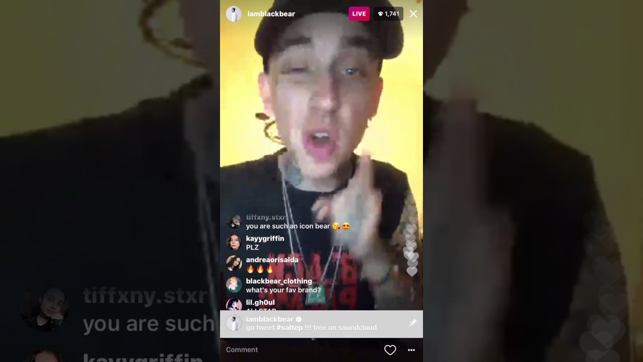 blackbear instagram live salt lake city second video blackbear instagram live salt lake city second video