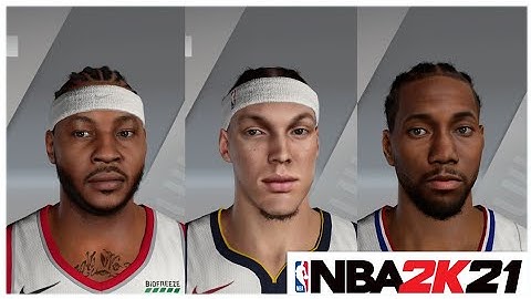 NBA 2K21 CURRENT GEN -  8 NEW FACE SCAN, CYBERFACE/HAIRSTYLES UPDATE (PC,MOD) #3