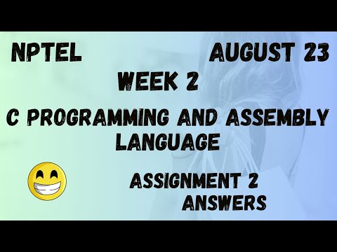 Assignment 2 | C Programming And Assembly Language Week 2 | NPTEL @HanumansView