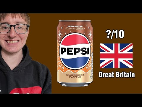 Pepsi Limited Edition Zero Sugar Gingerbread Flavor From Great Britain🇬🇧 | Review