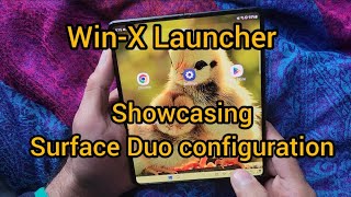 Win-X Launcher: Showcasing Surface Duo Setup screenshot 5