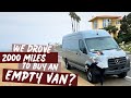 Buying our new mercedes sprinter van