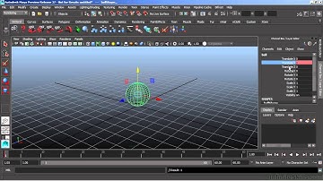 Tutorial Animation MAYA Setting Key Frames
