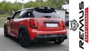 MINI Cooper JCW F56 | Wydech Remus GPF-Bypass Valved Exhaust | Wydechowe.pl