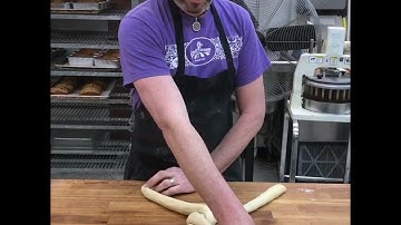 Jeffrey braiding 2 strand Challah