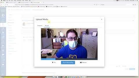 Using the Media Recorder Tool in Canvas 2021