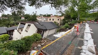 Red-tagged house off Las Alturas slides further down hill