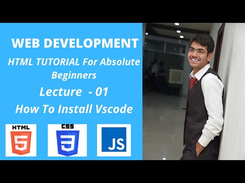 HTML Tutorial : How to install visual studio code | Web Development Tutorial #01