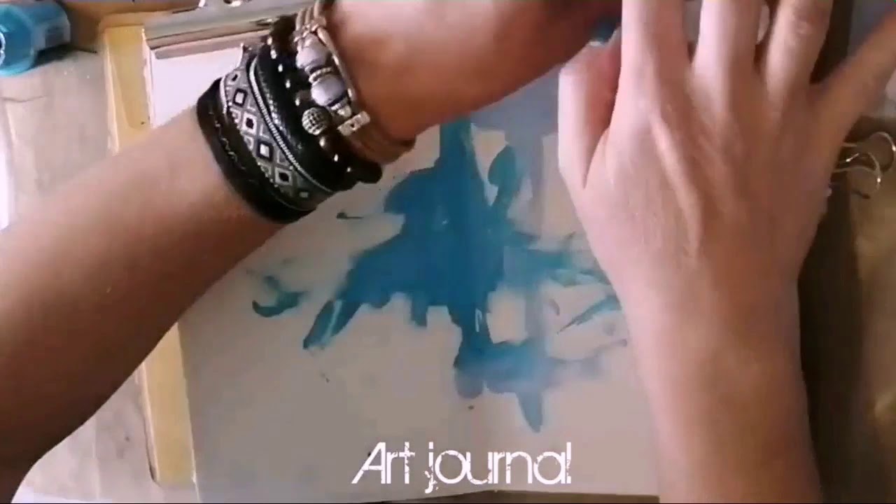 Tuto Art Journal Lime Citron - YouTube