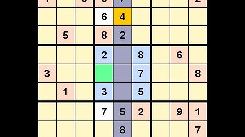 How to Solve Washington Times Sudoku Difficult December 13, 2020