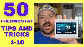 50 Thermostat Tips, Tricks, and Features! HVAC Tech tells all! 1-10