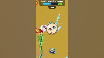 Conquer the Multiplayer Arena in Snake Online 🐍💥#onlinegame #wormszone #snakegame #snake #gameplay
