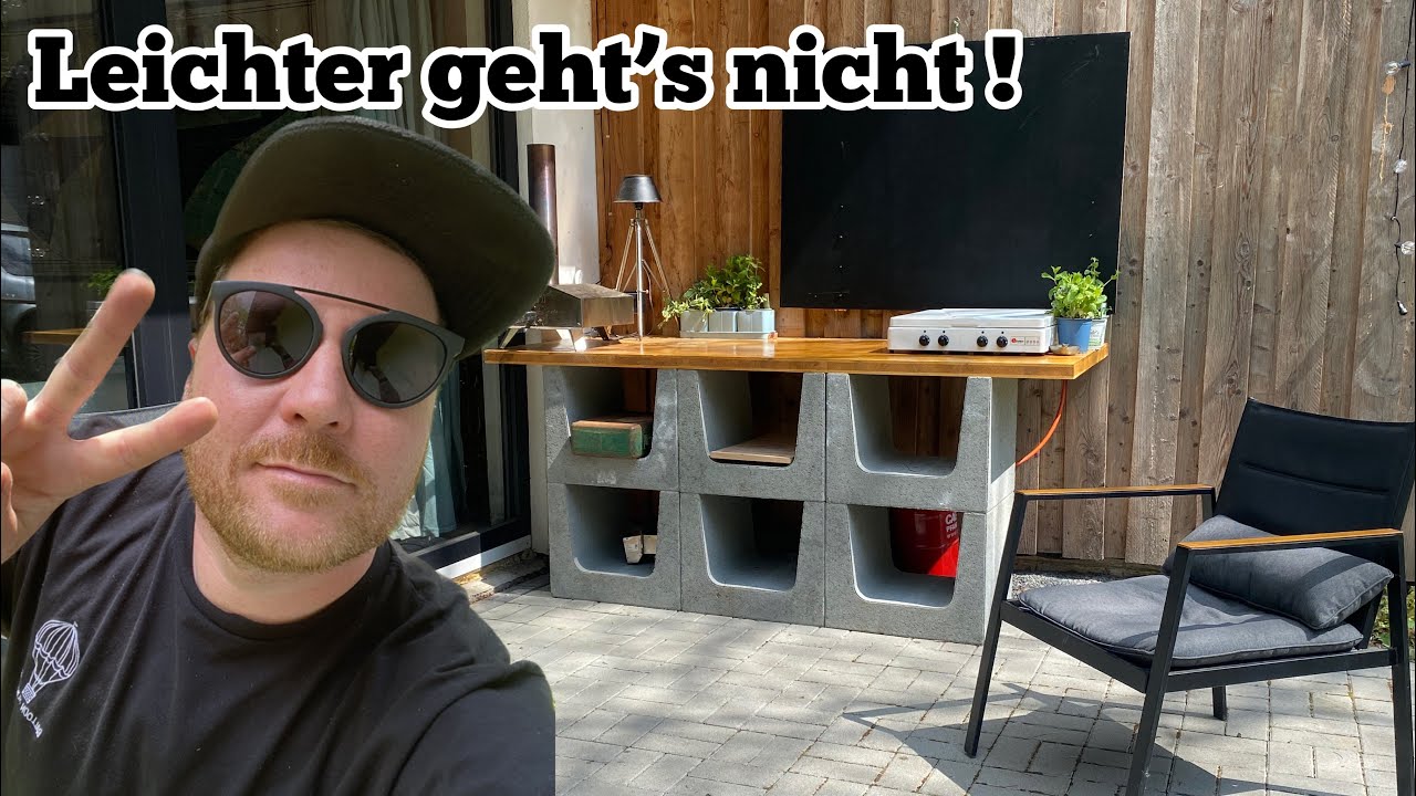 OUTDOOR KÜCHE auf kleinem Raum - mit großer Wirkung! BBQ Lounge