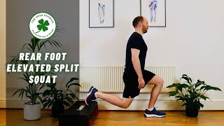 Rear Foot Elevated Split Squat | Bulgarian Split Squat