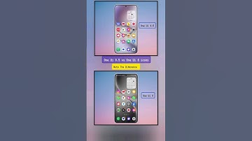 One Ui 8 vs One Ui 8.5-pictogrammen 📱 | Let op het VERSCHIL