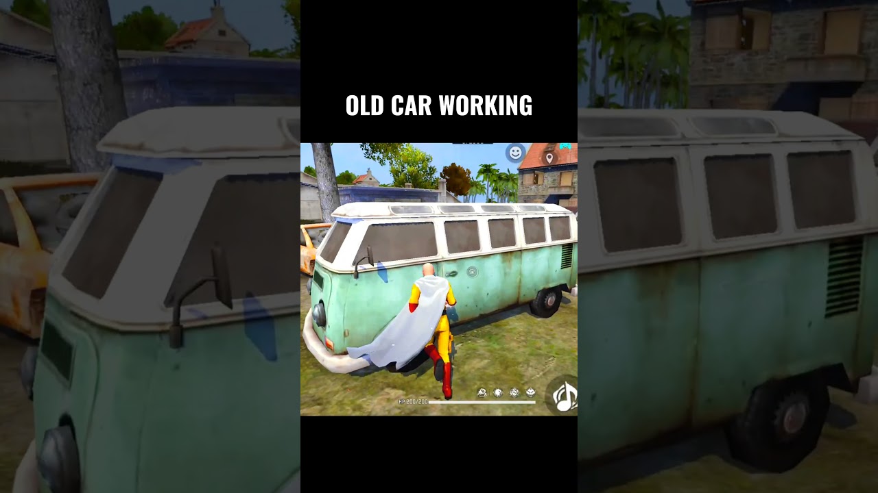 Old Car Drive New Trick 🔥Free Fire New Bug 