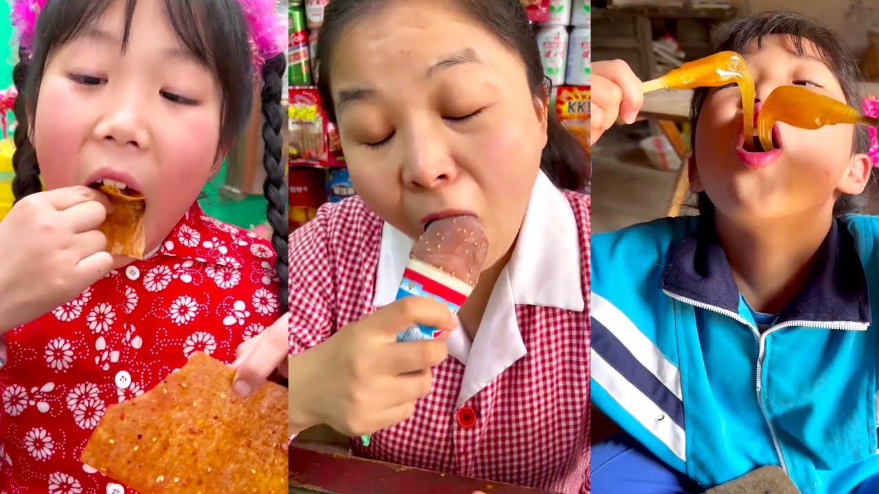 Kumpulan video tiktok makanan ringan china jaman dulu childhood chinese snack compilation EP207