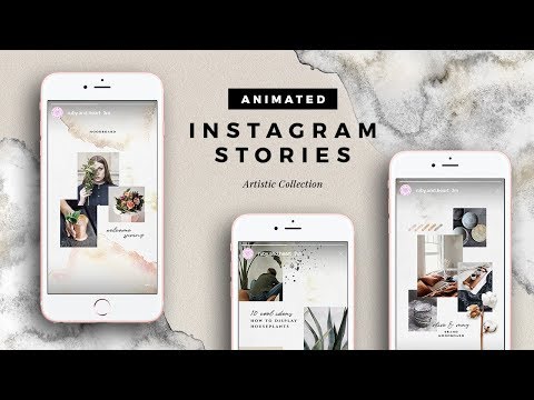 ANIMATED Artistic Instagram Stories, a Social Media Template by Ruby&Heart Studio (Thumbnail 3 of 11)