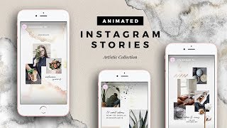 Animated Instagram Stories - Artistic Collection