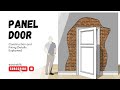 Panel Door Construction Details: Joinery, Sections, Dimensions &amp; Fixing