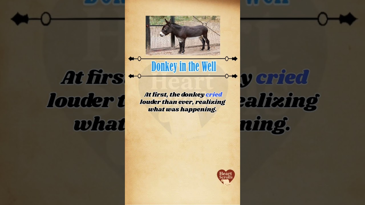 Donkey in the Well A Moral story | Graded Reader | Moral Tale 
