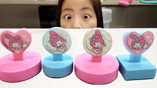 산리오 스템프? 서은이의 마이멜로디 스템프 물감놀이 ~ Sanrio Stamp Toys with paints by 서은이야기[SeoeunStory] 32,897 views 2 months ago 10 minutes, 2 seconds