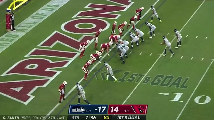 Kenneth Walker 1 Yard Touchdown Run | Seahawks vs Cardinals