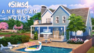 🏡 American Family House | Willow Creek (noCC) THE SIMS 4 | Stop Motion