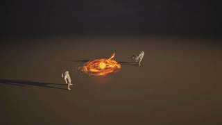 UE5 Hell Fire Orb (Niagara)