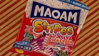 Maoam Stripes Jelly & Ice Cream Flavour - Random Reviews