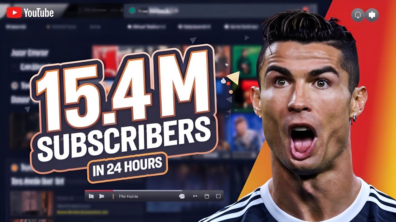 Cristiano Ronaldo Breaks YouTube Record With New Channel | Ronaldo ...