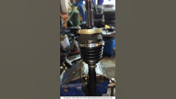 CV Axle Greasing Process 🔧 | Step-by-Step Guide #shortsfeed #automobile #mechanic