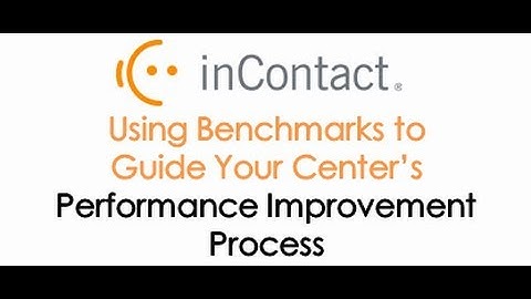 Using Benchmarks to Guide Your Center