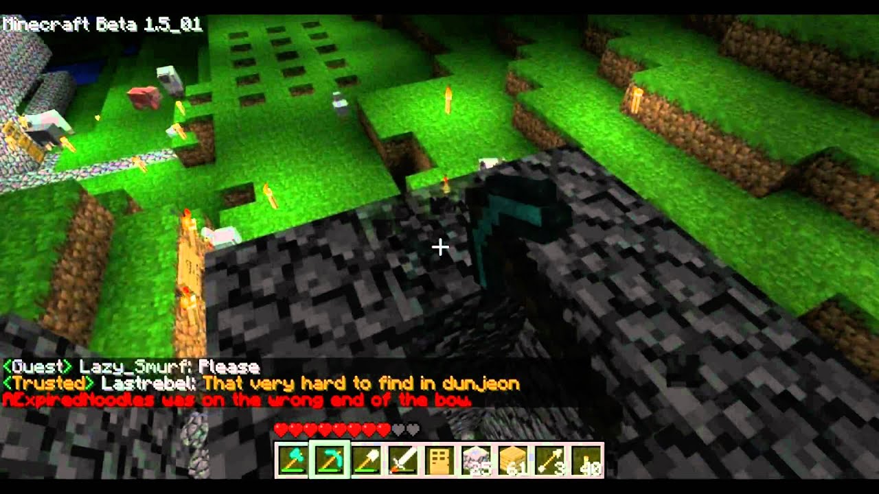 Minecraft: lets Grief | Server Destruction Episode 2 | Lava Wonderland ! =)