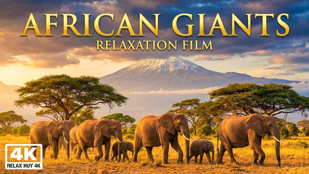 Explore Africa in 4K 🌍 Epic Safari Landscapes with Calming Music